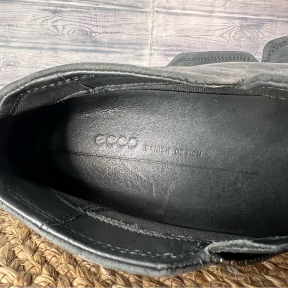 ECCO Soft 7 Nubuck Zip Bootie Women's Sneakers Size 10-10.5 Euro 41 Grey NWOB - Picture 14 of 15